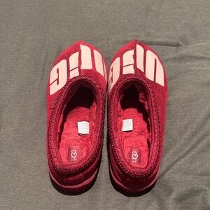 UGG Burgundy Logo Slip-Ons